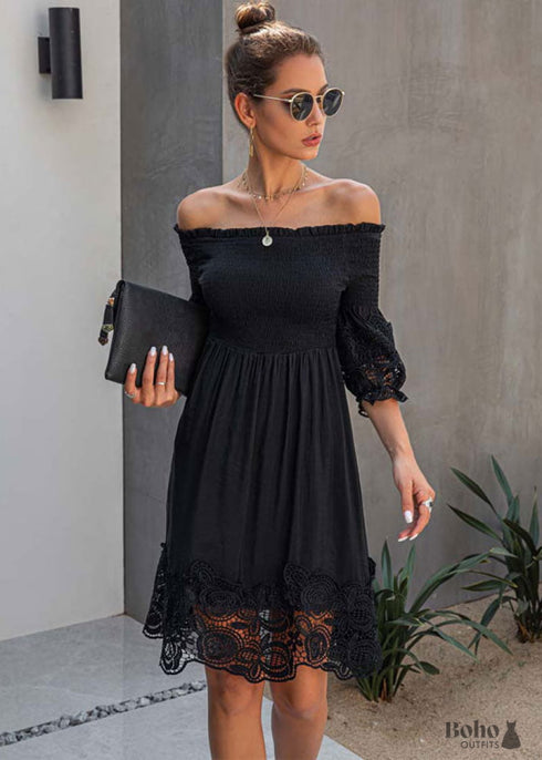 Boho Mini Dress Hazel